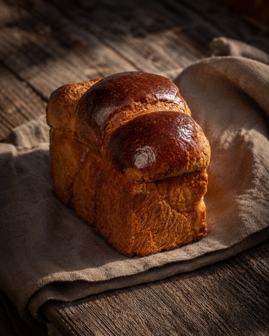 Pan de La Esencia con la corteza dorada recién salido del horno